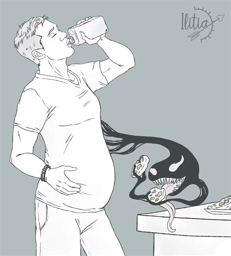 This is a story of one of the many adventures of Eddie Brock and Venom. . Venom x eddie pregnant